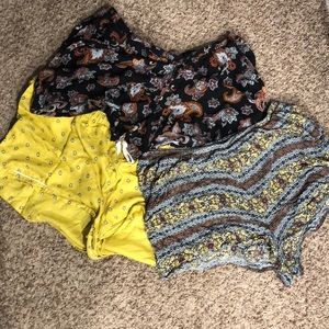 3 piece lot of shorts.